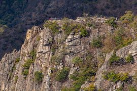 Blick auf die Roßtrappe, Bodetal, Thale; Harz, Sachsen-Anhalt; Deutschland, Europa von Torsten Krüger