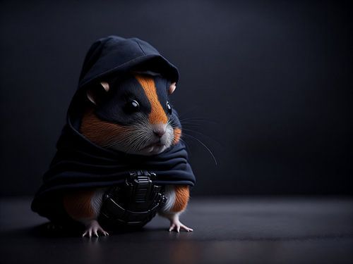 Hamster as Sith Lord (1) - Star Wars style