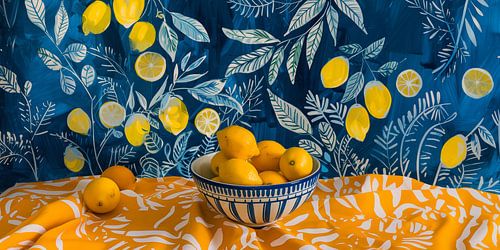 Zomer, zon en citroenen (breed formaat 1:2)