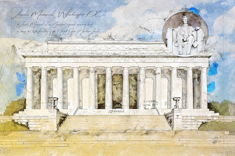 Lincoln Memorial, Washington DC von Theodor Decker