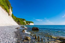 An der Küste der Ostsee auf der Insel Rügen