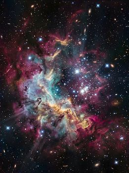 Stellar nursery nebula