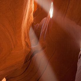 Antelope Canyon rayons lumineux sur Eric - Zichtbaar.com