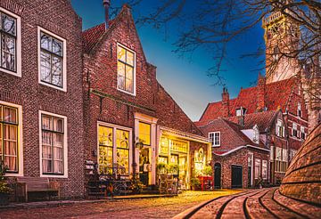 Decembersfeer in Veere van Ria Overbeeke