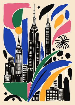 Le cœur de l'Empire State à New York sur Art Kingdom