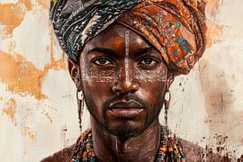 Artistic portrait of a man by Poster Art Shop