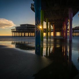 zonsondergang van Willem  Overkleeft