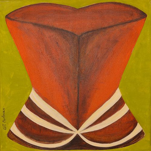 Heart-shaped vase