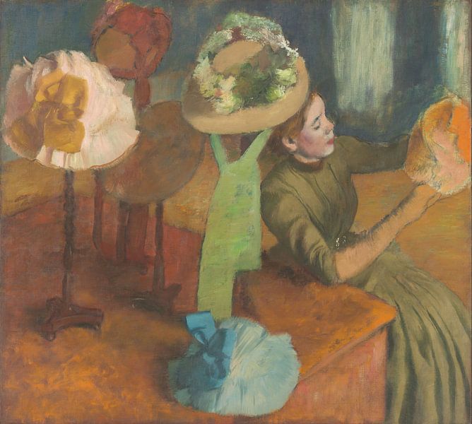 The Millinery Shop, Edgar Degas by Masterful Masters
