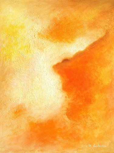 La couleur orange de joie