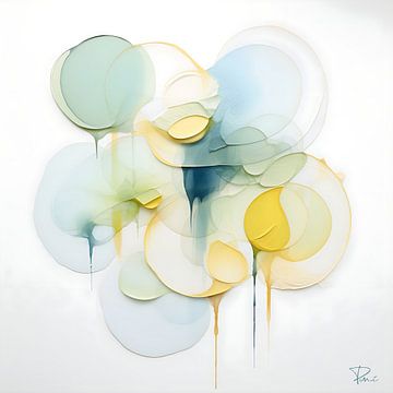 Watercolor circles van Lauri Creates