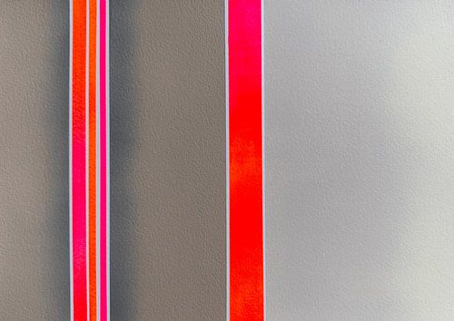 Rhythm — Neon Stripe Art Print | House He[art]