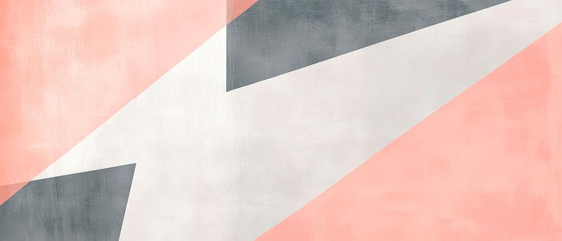 Géométrie abstraite en couleurs douces par Poster Art Shop