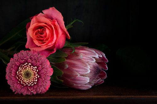 Bloemen in baroque stijl