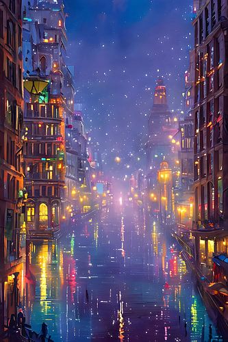 Sparkling Nights City by Grimmer Baby