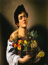 Caravaggio - Boy with a Basket of Fruit, 1593