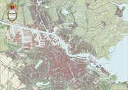 Kaart van Amsterdam van Rebel Ontwerp thumbnail