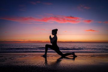 yoga sur la plage
