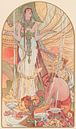 Beschwörungsformel (Salammbo), Alfons Mucha von Meisterhafte Meister Miniaturansicht