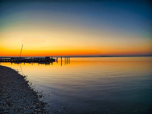 Blaue Stunde am Neusiedler See