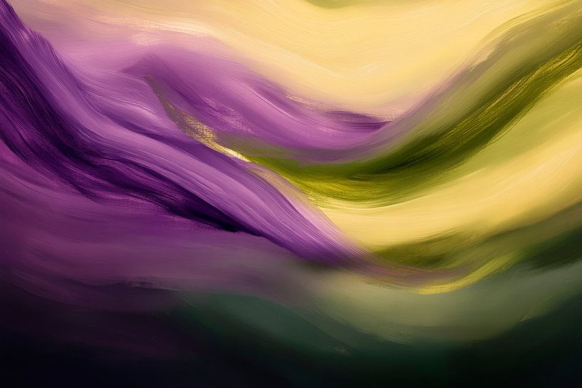 Soft colours and flowing shapes by Poster Art Shop