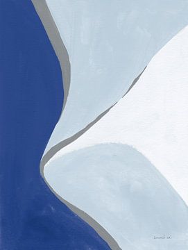 Retro Abstract III Blue, Danhui Nai van Wild Apple