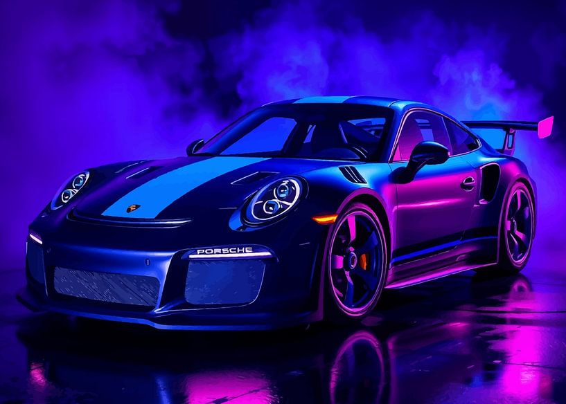 Porsche 911 GT3 RS Neon 6 par MIROKKU
