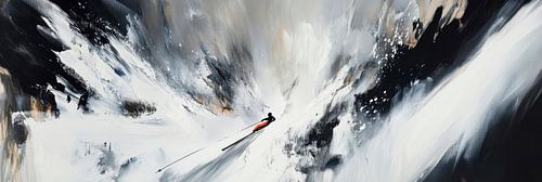 Skiers in the snow