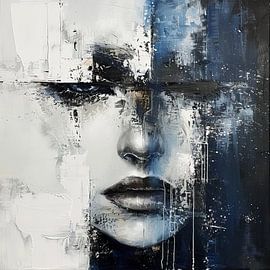 Abstraktes Gesicht von Moderne Kollektion