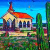 Chapelle Alta Vista Aruba sur Happy Paintings / Renata Rolefes