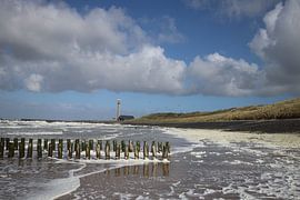 Magnificent view over the sea. With super nice clouds by Wendy Hilberath