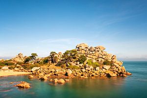 Atlantikküste in der Bretagne bei Ploumanach