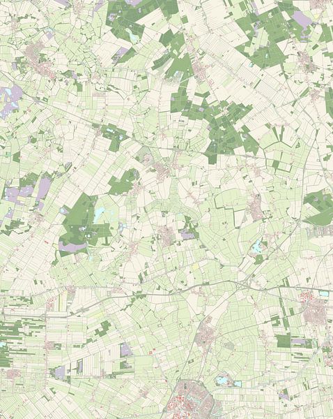Map of Coevorden by Rebel Ontwerp