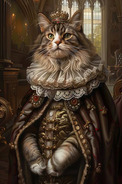 Royal cat by Poster Art Shop
