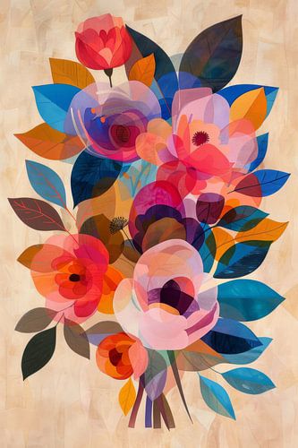 Geometrische bloemen