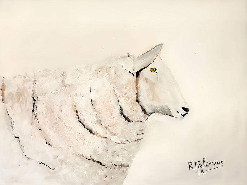 Schaap van Rita Tielemans Kunst