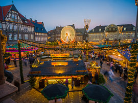 Marché de Noël à Goslar - Exposition longue