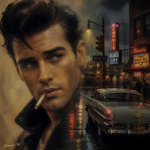 Memphis – Regen und Chrom von Johannas Art Creations