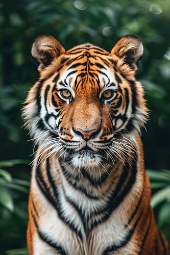 Portret van een Tijger in het wild