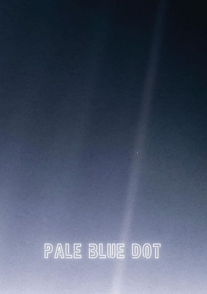 Pale Blue Dot Poster by Niklas Maximilian