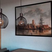Photo de nos clients: Vue de Dordrecht au coucher du soleil, Aelbert Cuyp, sur toile