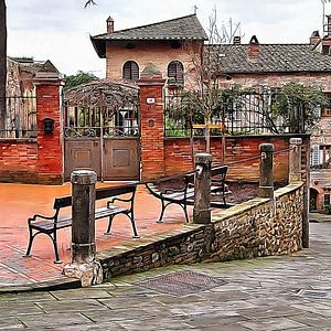 Sitzbereich Citta Della Pieve Umbrien