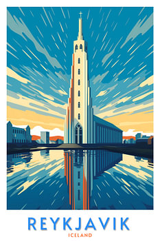 Hallgrimskirkja Reflections | Reykjavik, Iceland