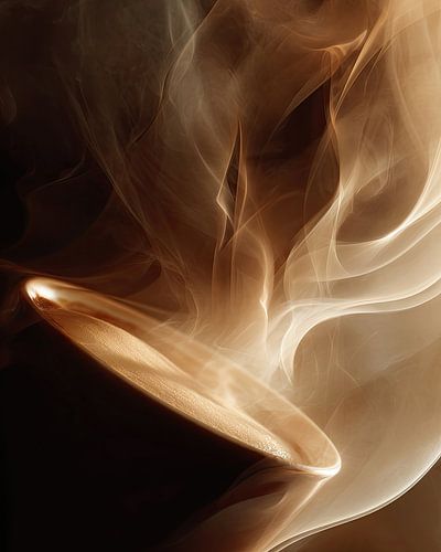 Koffie of cappuccino abstract