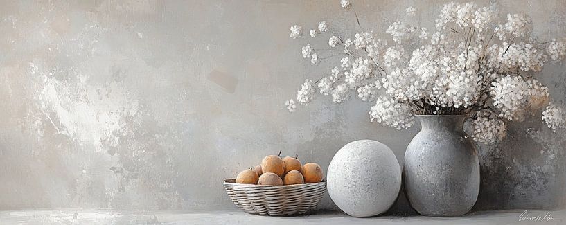 Fleurige Compositie van ARTEO Schilderijen