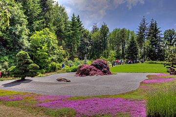 Garden-View in the Nepal Himalaya Pavilion Wiesent near Regensburg by Roith Fotografie