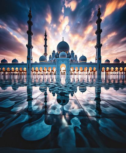 Mosque in the morning light