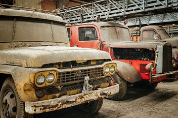Verlassene Feuerwehrautos von Bjorn Renskers