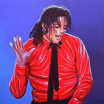 Michael Jackson Painting by Paul Meijering
