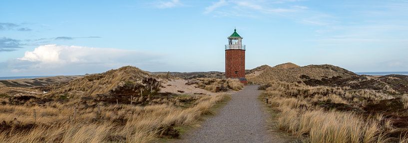 Red Cliff Vuurtoren, Sylt, Noord-Friesland, Duitsland van Alexander Ludwig